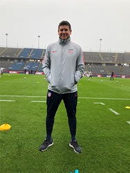 Dr. Gerhardt - team physician USA Men-s National team - USA vs Peru!  Toughly contested draw 1-1.